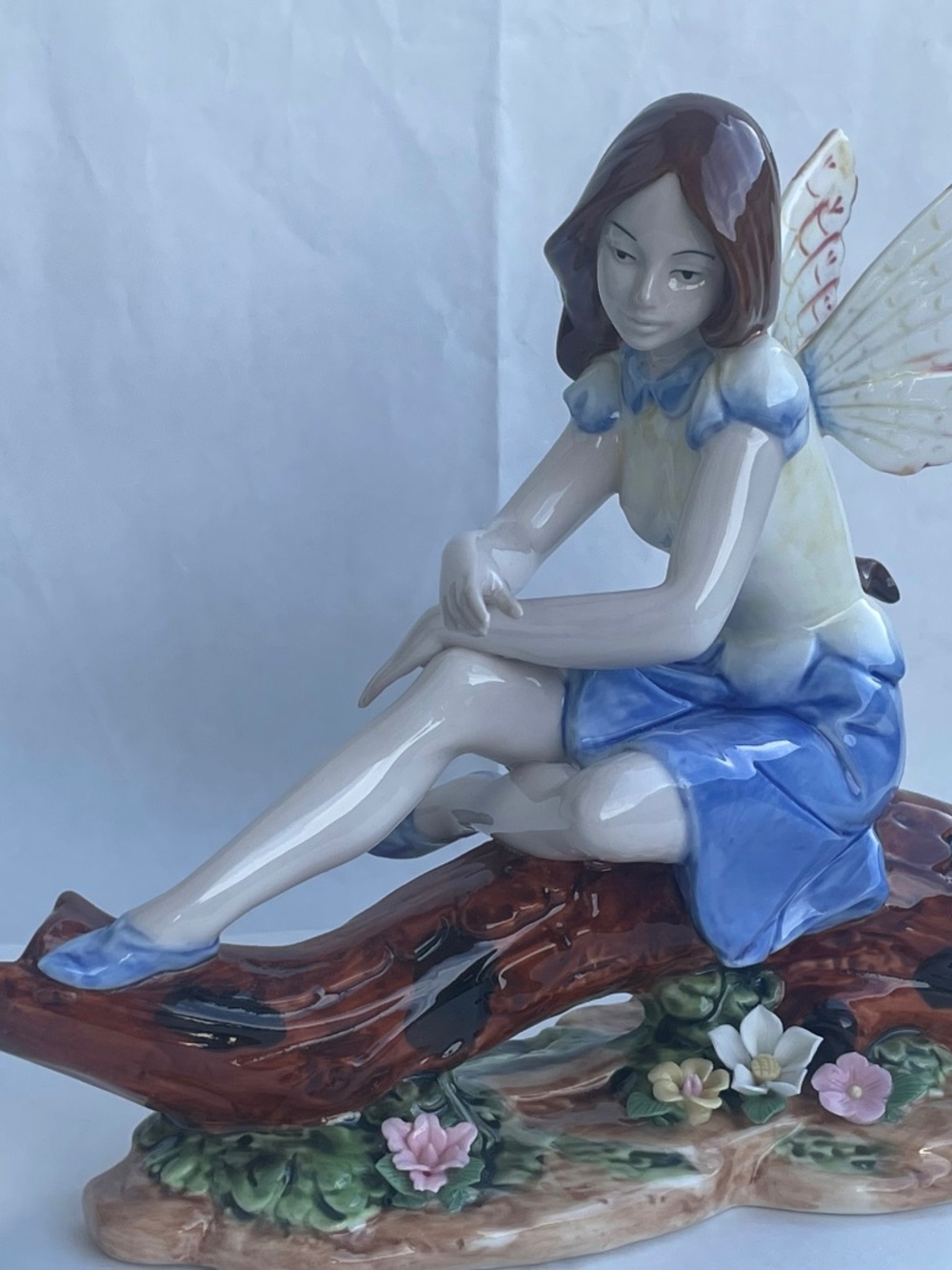 Vintage Adeline Porcellana Fine Garden Fairy Porcelain Figurine